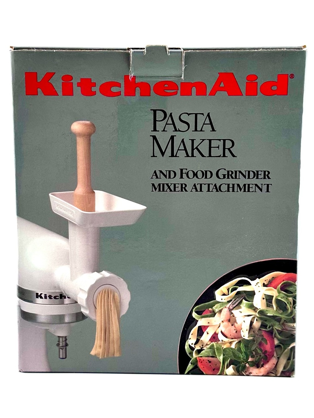 Vintage KitchenAid Pasta Maker Food Grinder Mixer Attachment Boxed
